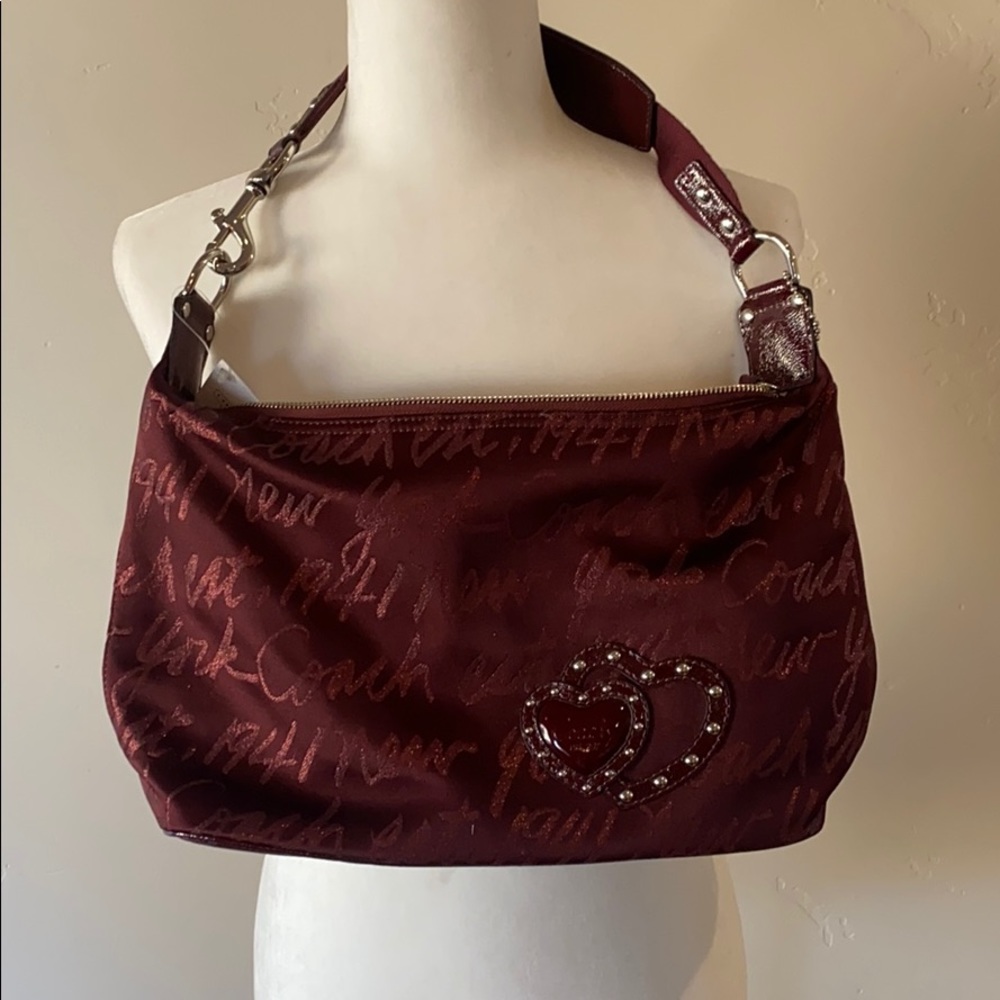 Maroon Coach Purse